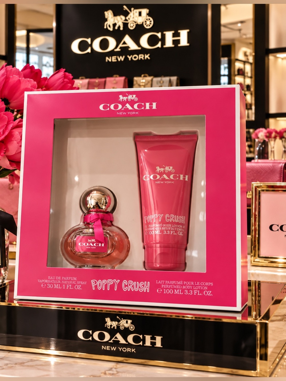 Coach Poppy Crush Gift Set NIB/NWT